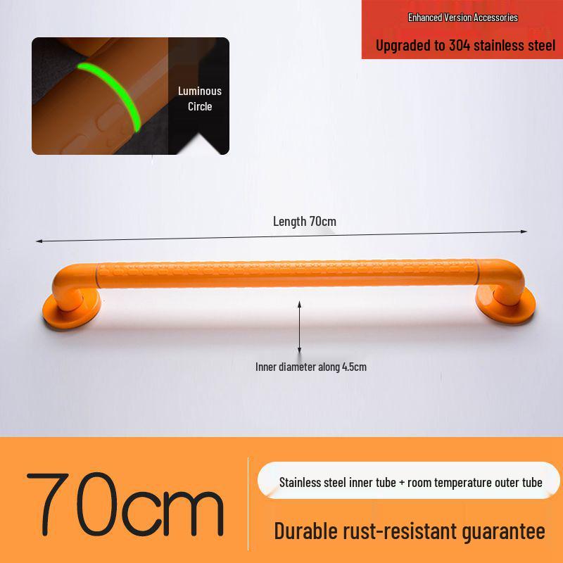 Stainless Steel Safety Grab Bar for Elderly - Bathroom Toilet Armrest