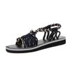 Fashion Sandals Woman Shoes Braided Rope with Traditional Casual Style and Simple Creativity Fashion Sandals Women Summer 2024