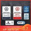 Для VW JDM Статические наклейки на переднее стекло автомобиля Для Volkswagen Golf MK6 MK7 Passat Polo T5 Magotan Touran Scirocco Декоративный значок