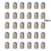 30pcs Threaded Inserts Inner M6X1.0 Outer M8X1.25 Length 10MM Male Female Nut