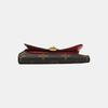 [Pre-Owned] Flower Brown Coated Canvas Monogram Wallet Gold Hardware - Very Good #S9ISF1