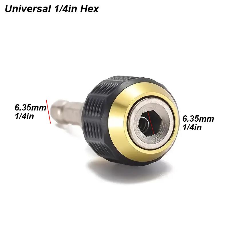 Chuck Extension Adapter Convertor Hex Shank Quick Release Change Bar Socket Electric Screwdriver Bit Holder Kit For Screws Nuts