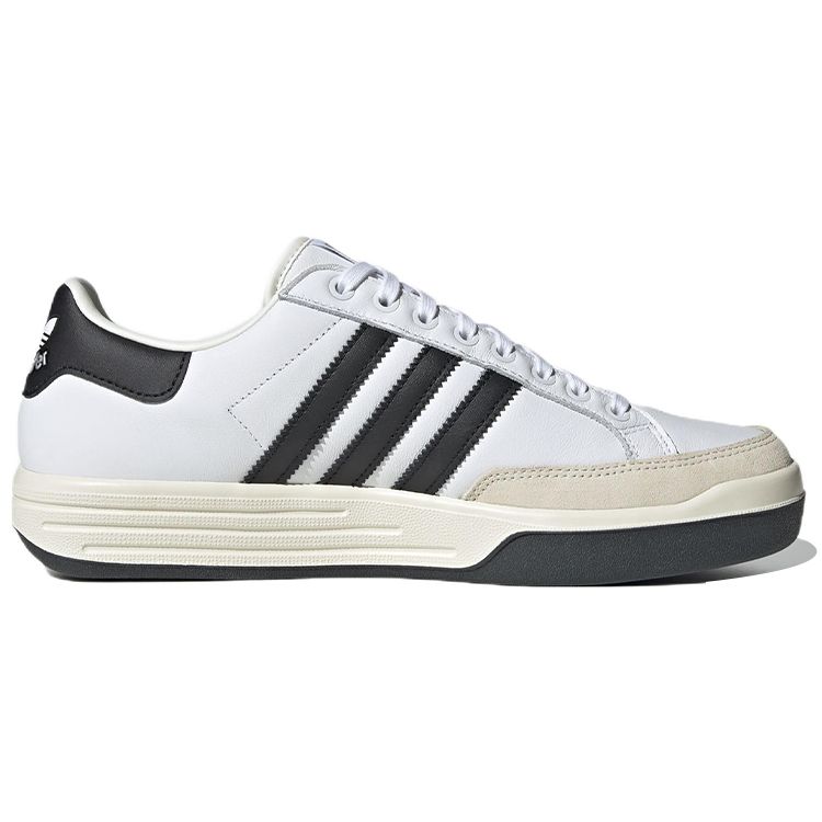 adidas Originals Rod Laver Нескользящие Прочные Легкие Низкие Кеды Унисекс Белые HQ7025
