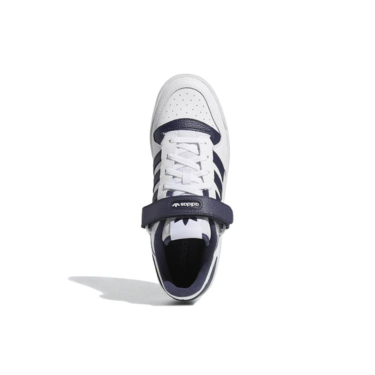 adidas Forum Low White Shadow Темно-синие кроссовки унисекс Cloud-White GY5831
