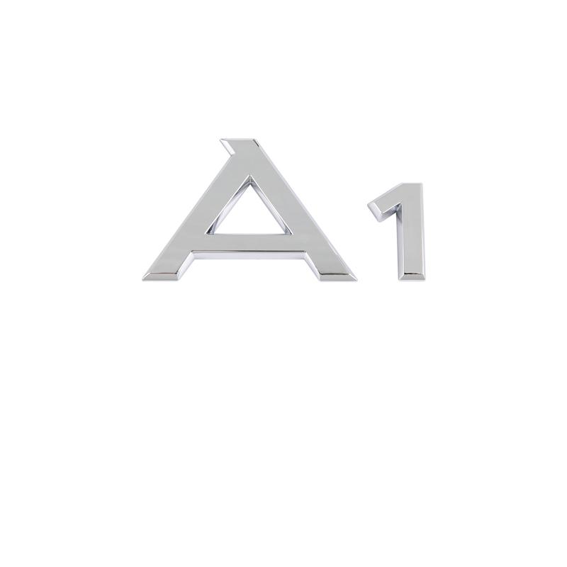 3D буквы цифры эмблема для Audi A3 A4 A5 A6 A7 A8 Q2 Q3 Q5 Q7 крышка багажника автомобиля шильдик значок логотип наклейка хром глянцевый черный