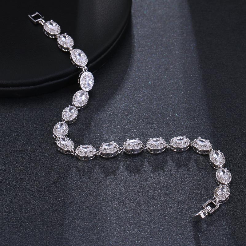 Модный и стильный индивидуальный браслет в форме гусиного яйца AAA с цирконом, женский элегантный и минималистичный браслет