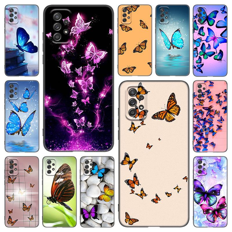 Cool Butterfly Aesthetic Phone Case For Samsung Galaxy A21 A30 A50 A52 S A13 A22 A32 A33 A53 A73 5G A11 A12 A31 A51 A70 A71 A72