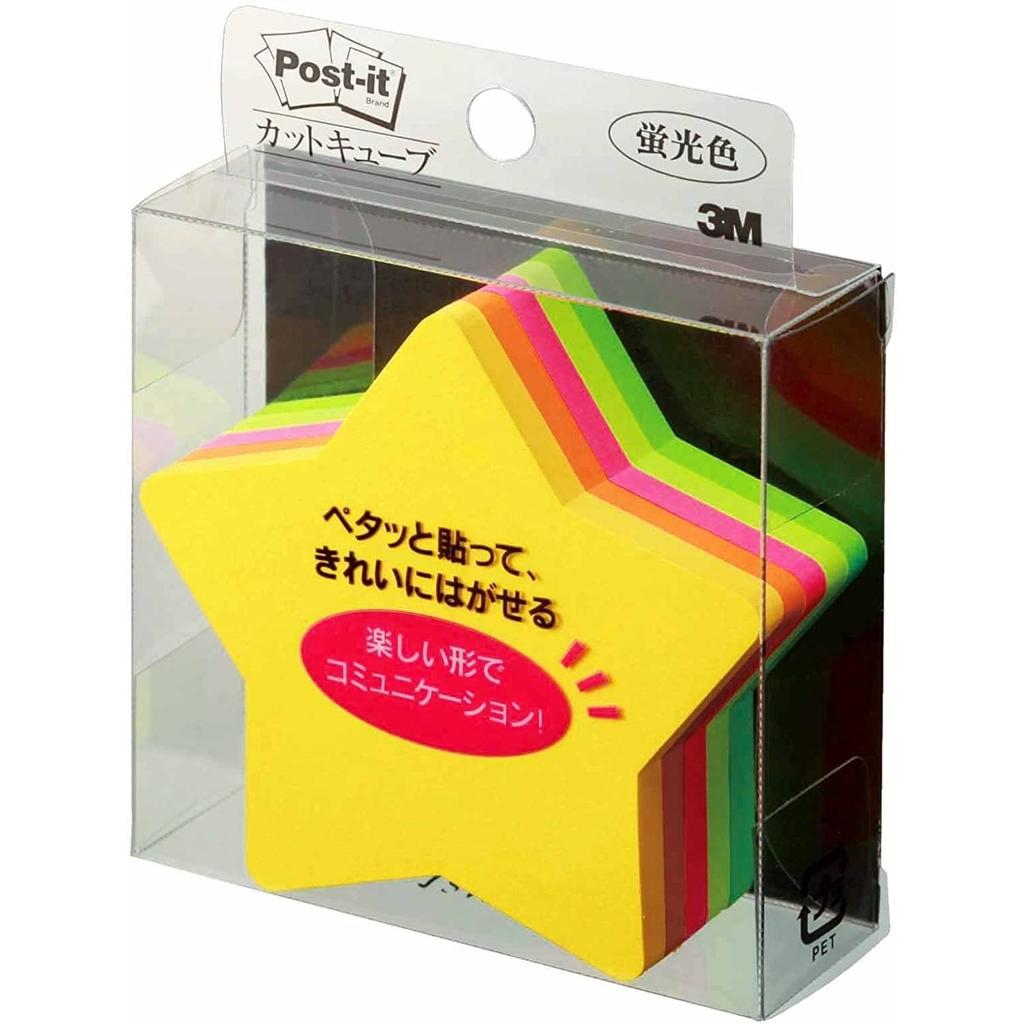 Блокнот для заметок Cut Cube Star 5 цветов 72 x 72 мм 225 листов x 1 блокнот Post-it CC-32
