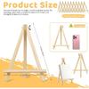 TKOnline 10PCS 9 Inch Wood Easels, Easel Stand for Painting, Art Craft Painting Party Easel, Tabletop Easels, Tripod, Canvas Photo Picture Sign
