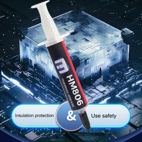 Термопаста для ЦП, не вызывающая коррозии, широкая совместимость, термопаста для ЦП/ГП, смазка для радиатора