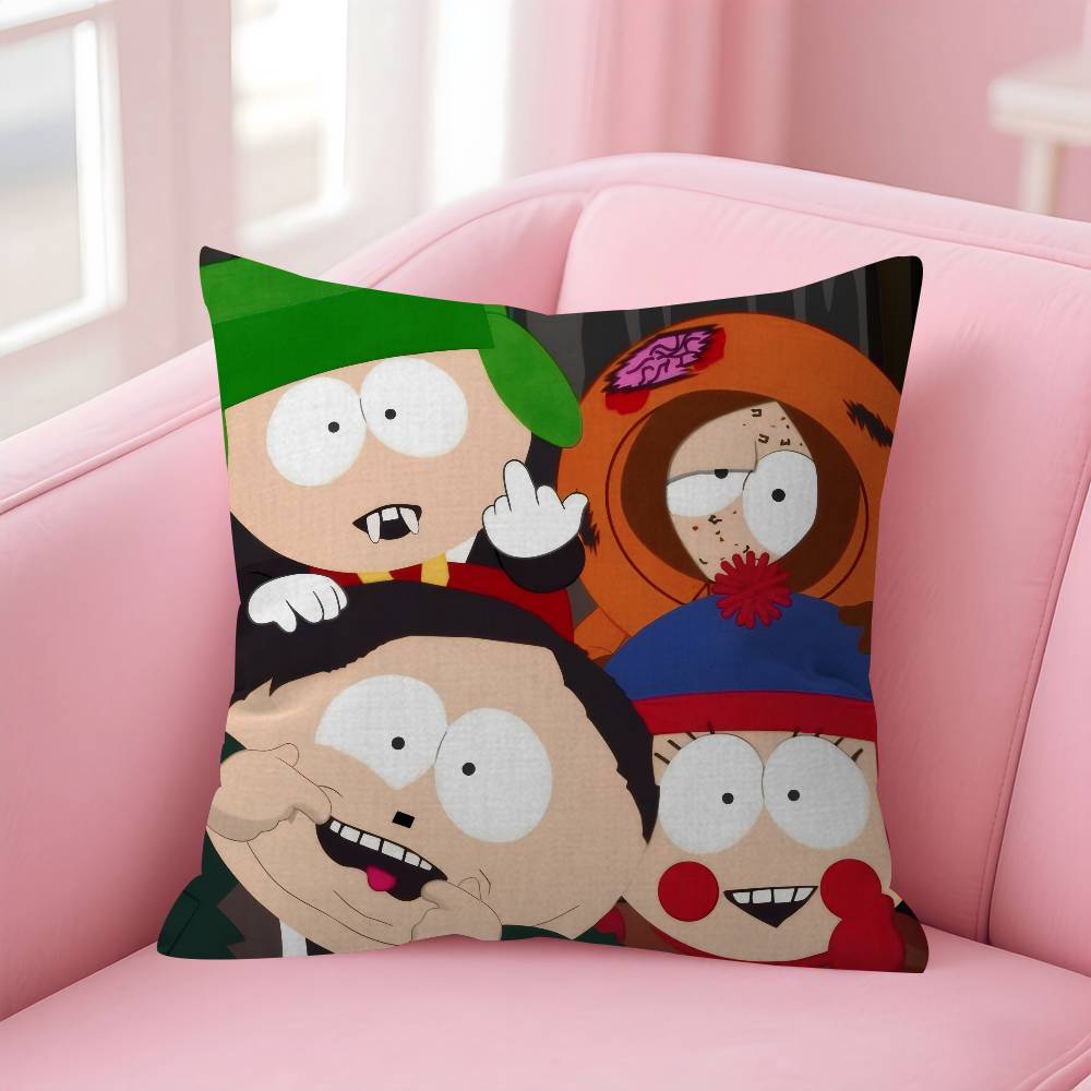 Cartoon SSouth cute PPark Cushion Cover 30x50 Polyester Sofa Cushions Decorative Throw Pillows Home Decoration Pillowcover