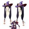 Genshin Impact Mona Wig Hairpiece Adult Cosplay Props Halloween Party Carnival