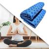 Коврик для йоги Полотенце Оборудование для упражнений Мягкая микрофибра Нескользящая ручка для путешествий в помещении