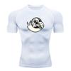 Men's Compression Athletic T-Shirt, Roaring Angry Bear Graph