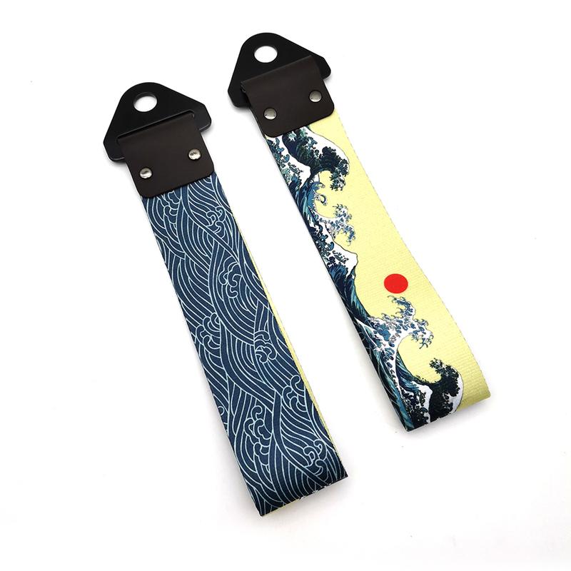 HOT JDM Culture Car Color Decoration Pendant Tow Strap Belt Tow Rope Ribbon Auto Accessories Trailer Ropes Bumper Towing Strap