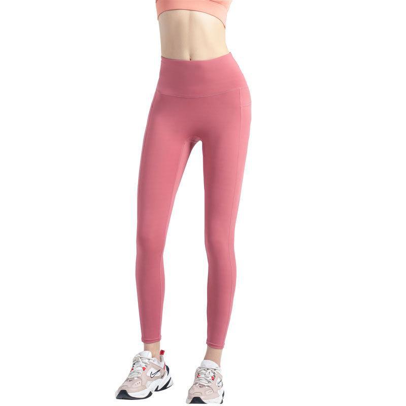 High Waist Hip-Lifting Yoga Pants: Women's Cross-Border Peach Hip Nude Fitness Tights