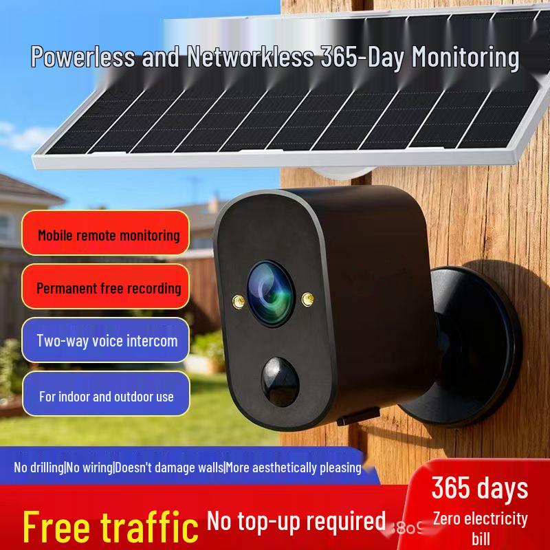 Eco-Friendly Wireless HD Solar Camera with Two-Way Talk