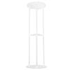 Side Table Modern Stable 3 Tier Round Acrylic Drink Table for Living Room Bedroom Bedside