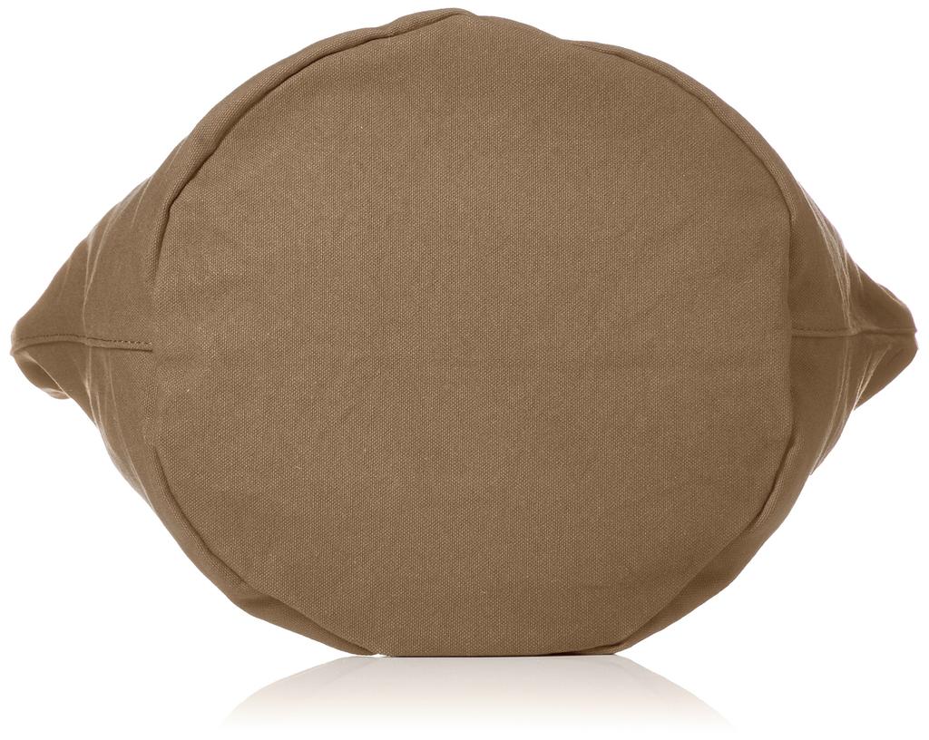 Сумка-тоут Howell из хлопковой коровьей кожи с круглым дном, простая, натуральная, для взрослых, повседневная, стильная, для взрослых, милая, для женщин, сделано в Японии MHLHBKH2 Темно-бежевый [Маргарет