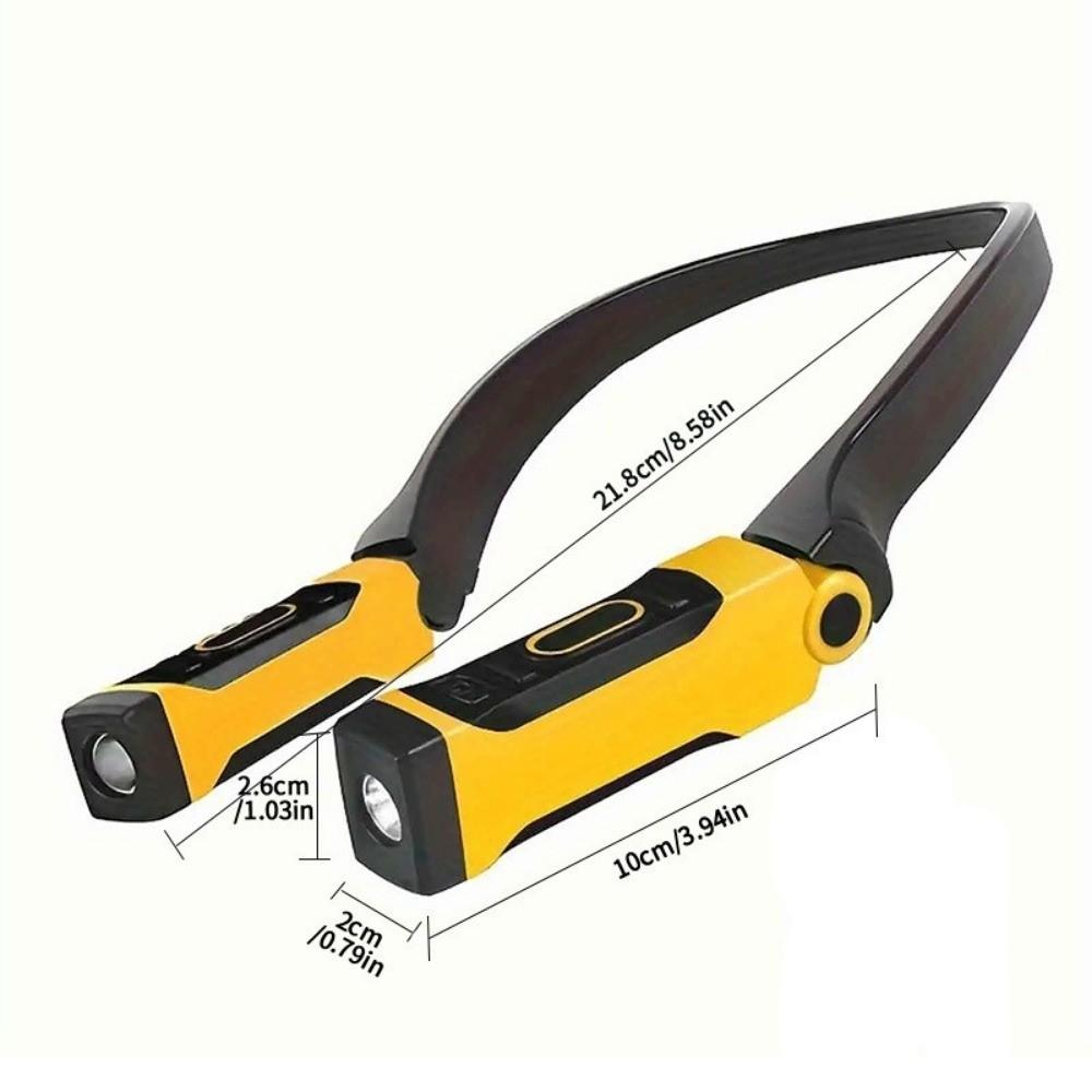 Rechargeable Reading Light Long-lasting Work Light Portable Neck Flashlight Knitting