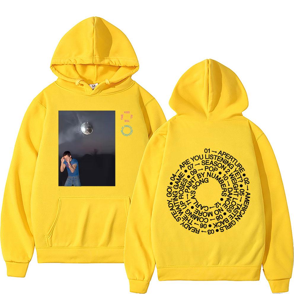 Kiss All The Time Disco Occasionally Album Graphic Hoodie Unisex Hip Hop Fashion Pop Music Sweatshirt Oversized Streetwear