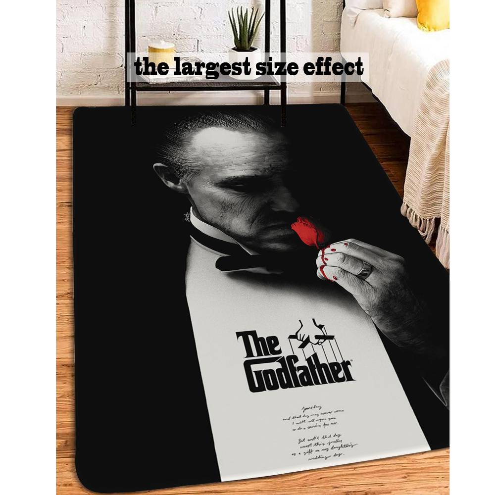 Movie Gangsters The Godfather Floor Mat Rectangle Anti-slip Home Soft Badmat Front Door Indoor Outdoor Mat Welcome Doormat