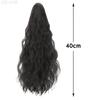 MISS WIG Синтетический волнистый хвост с когтями, наращивание хвоста, натуральный накладной хвост, парик для женщин, одежда для косплея