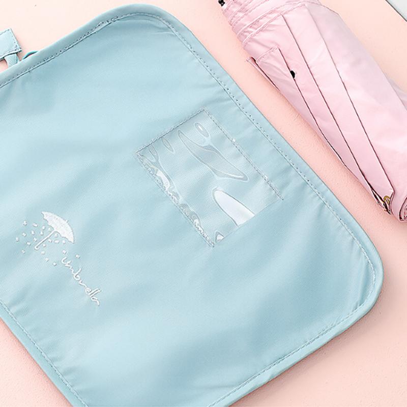 Маленький свежий принтовый зонт сумка для хранения клатч-типа абсорбирующий складной зонт сумка для выхода портативная водонепроницаемая сумка для хранения