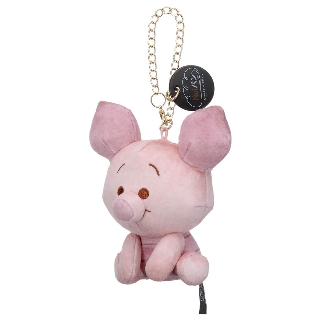 Takara Tomy Arts Disney Character Nui Pan Chain Strap Mascot Character Pan (Sitting) Piglet Plush Toy, Approximately 12cm Tall