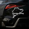 Карта Нюрбургринга, забавный автомобиль, грузовик, светоотражающие наклейки, украшение