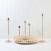 Роскошные металлические подсвечники, набор из 3 столов, центральный подсвечник для свадебной вечеринки, украшения домашнего офиса