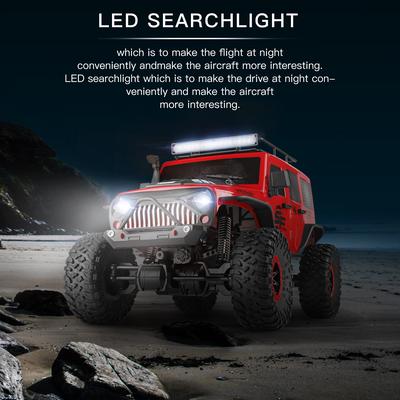 104311 Радиоуправляемая машина 2.4G 1/10 4WD Jeep Car SUV Матовый двигатель Дистанционное управление Внедорожный гусеничный автомобиль