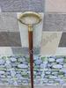 Antique Style Victorian Brass Handle Cane Wooden Walking Stick Vintage Gift Men