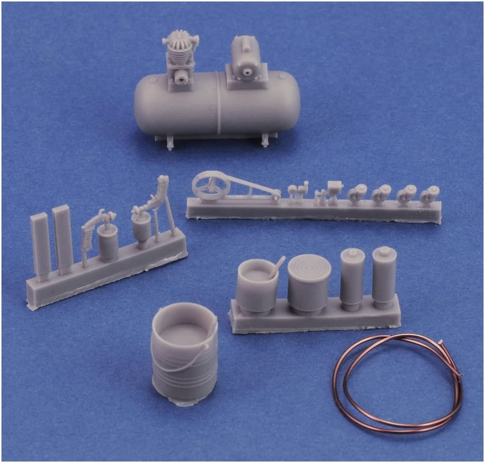 Аксессуары для диорамы Royal Model Air Compressor Set Resin Kit RM934 Molding Color 1/35