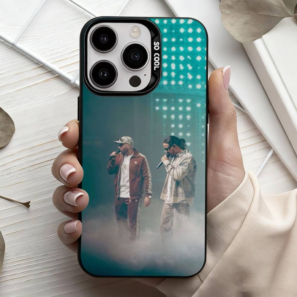 D-Djadja Dinaz O-On с обещанием Чехол для телефона Для iPhone17,16,15,14,13,12,11 Plus,Pro Max Черный Конфетный серебряный чехол для телефона