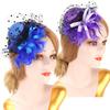 Girly Feather Hat Shape Hair Clip Stage Performances Hairpin for Teens Party Taking Photo Anti-slip Hairpin