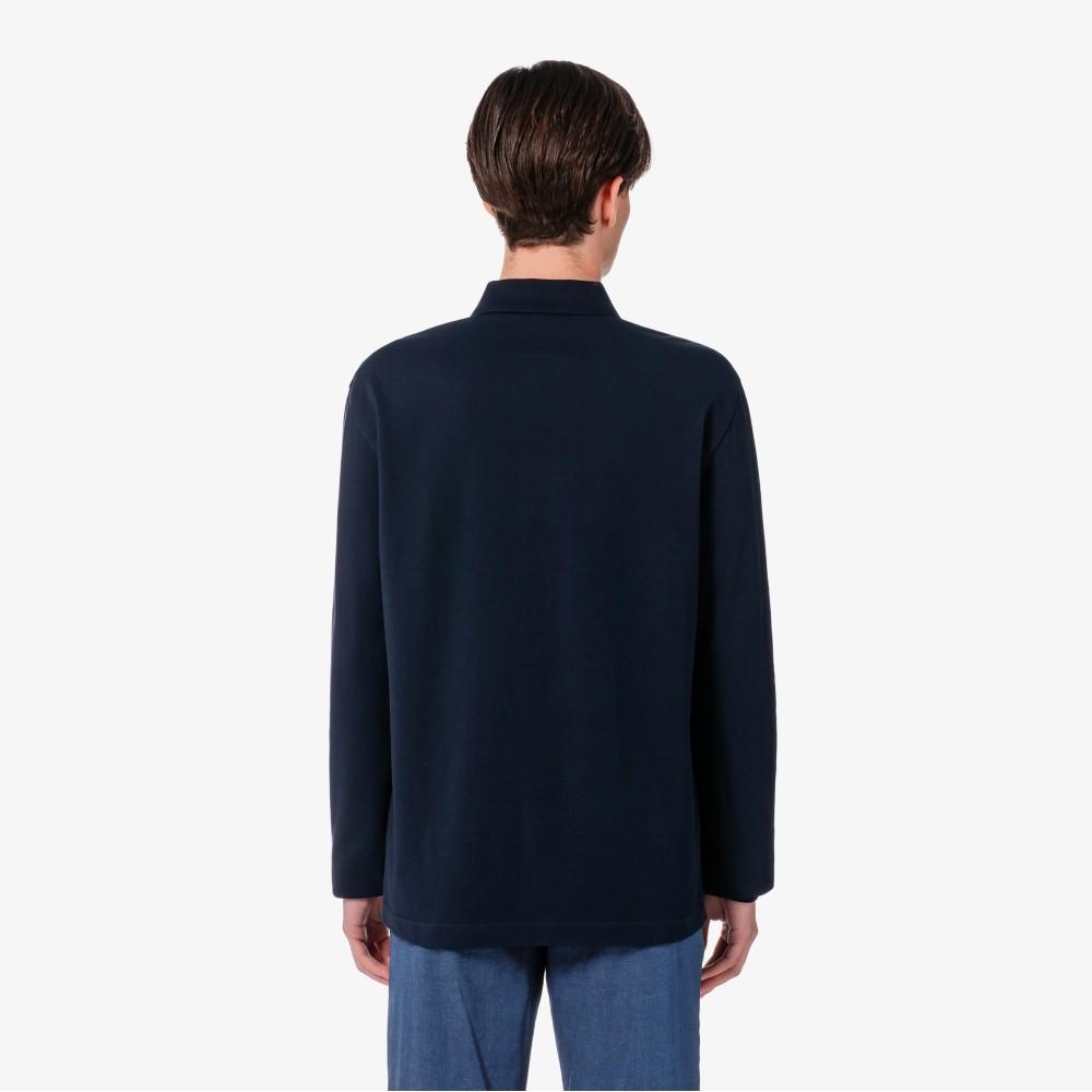 [Lacoste] Men's French Regular Fit Basic Long Sleeve Polo Shirt PH732E-56GHDE