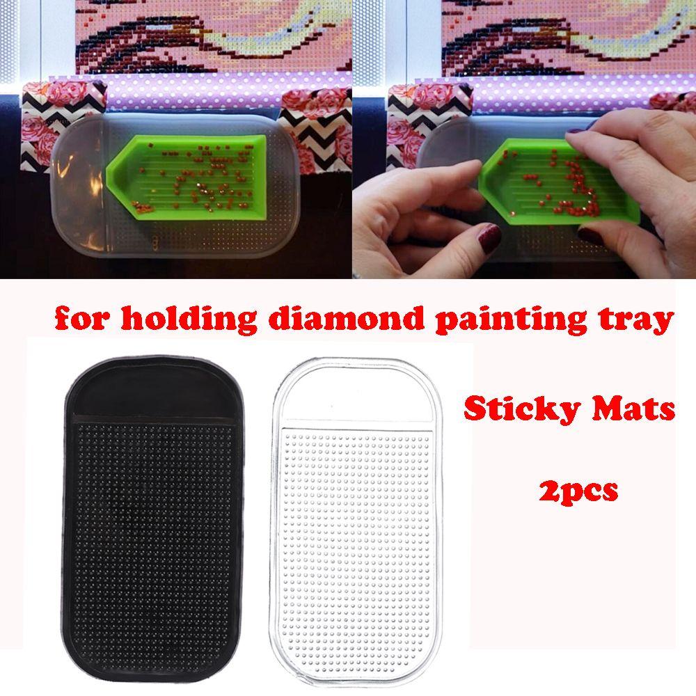 Инструменты для рукоделия Stitch Аксессуары для алмазной мозаики Нескользящий коврик Магические липкие коврики Держатель-подставка для алмазов