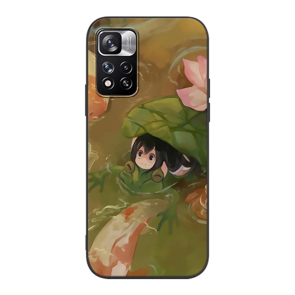 Аниме Моя геройская академия Чехол для Xiaomi Redmi Note 9S 9 8 10 11 Pro 9C 9A 7 8T 7A 8A 6A 6 10S Черный Мягкий Силиконовый Чехол для Телефона