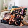 Волейбол Аниме Плед Haikyuu Одеяла Коралловый Флис Плюшевые Украшения Мия Ацуму Манга Мягкие Пледы для Кровати Дорожное Одеяло