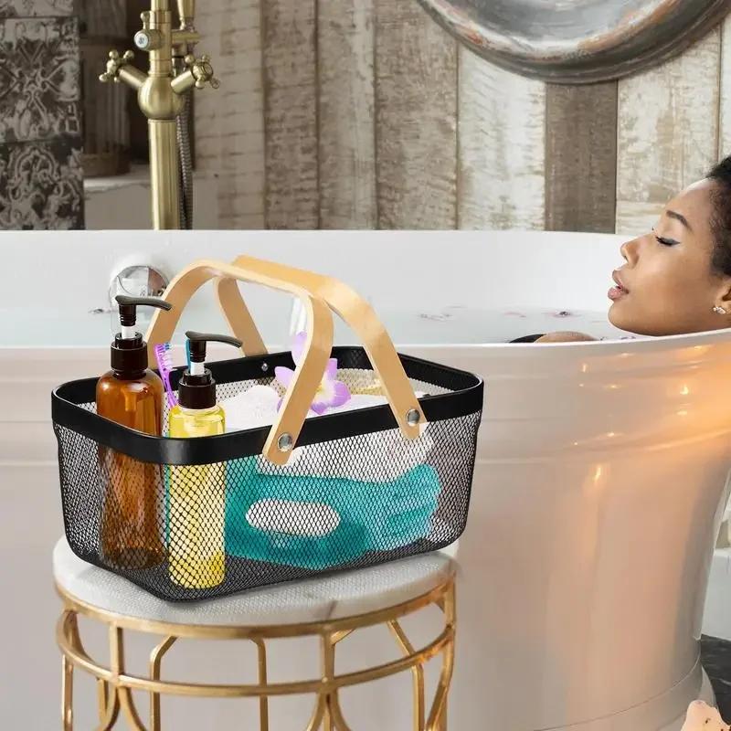 Сетчатая корзина для хранения, сетчатая проволочная корзина для хранения, органайзер, ящик 15,74x9,84x6,7 дюймов, прямоугольная корзина для овощей, корзина для фруктов, ящик для кухни