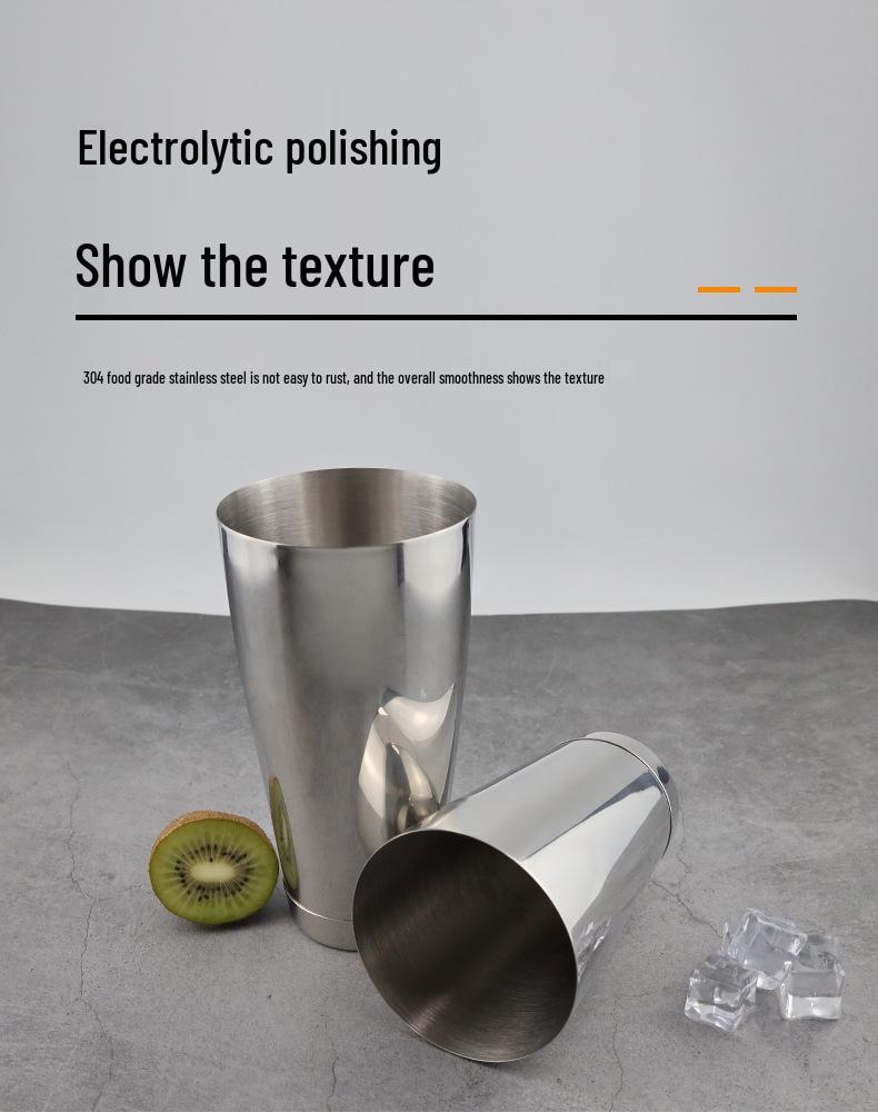 American Stainless Steel Boston Cocktail Shaker Tools