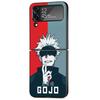 Anime Jujutsu Kaisen Case For Samsung Galaxy Z Flip 4 Zflip3 Z Flip 3 5g Zflip Zflip4 Zflip Flip3 Black Cover Bumper