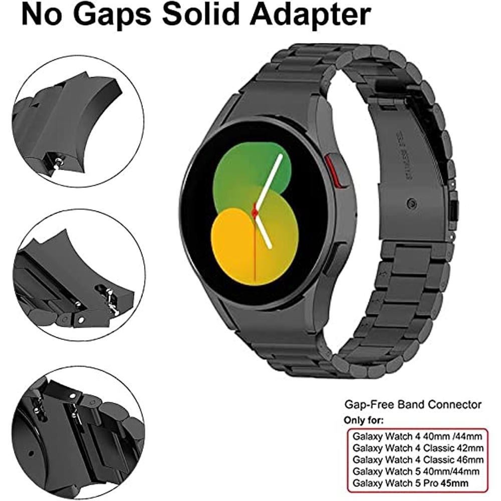 Металлический коннектор для ремешка Samsung Galaxy Watch 7 4 5 Pro 45мм 40мм 44мм 47мм 43мм Адаптер из нержавеющей стали 6 Classic Аксессуары