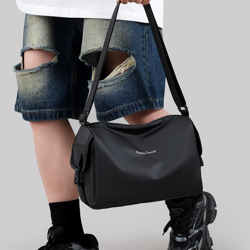 Men's Waterproof Messenger Bag - Large Capacity Crossbody Shoulder Bag for Work & Travel