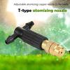 5-100Pcs Outdoor Misting Cooling System Garden Irrigation Watering 1/4'' Brass Atomizer Nozzles 4/7mm Hose Garden Sprinkler Head