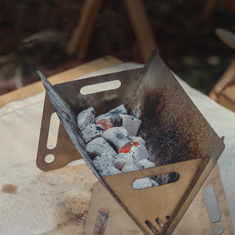 Открытый кемпинг мини-барбекю-гриль портативный складной карточный тип плита гриль-барбекю