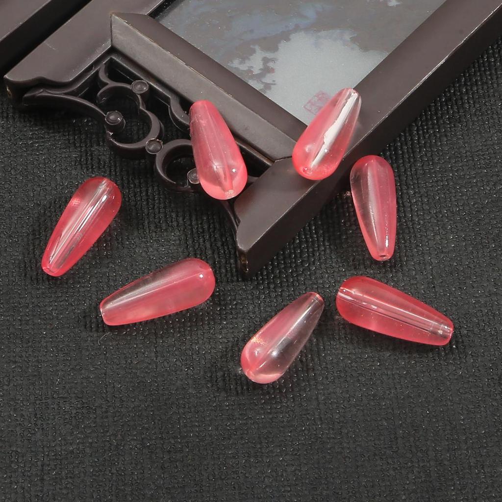 10 шт., 8 цветов, стеклянные свободные круглые бусины в форме капли воды для изготовления ювелирных изделий, аксессуары