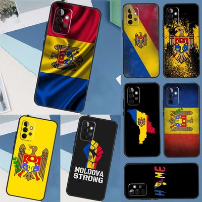 Чехол для телефона с флагом Молдовы для Samsung Galaxy A13 A23 A33 A53 A73 A14 A34 A54 A12 A32 A52 A51 A71