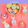 Xh018 Colorful Easter Egg Rabbit Chick Gift Envelope Sealing Party Decoration Stickers